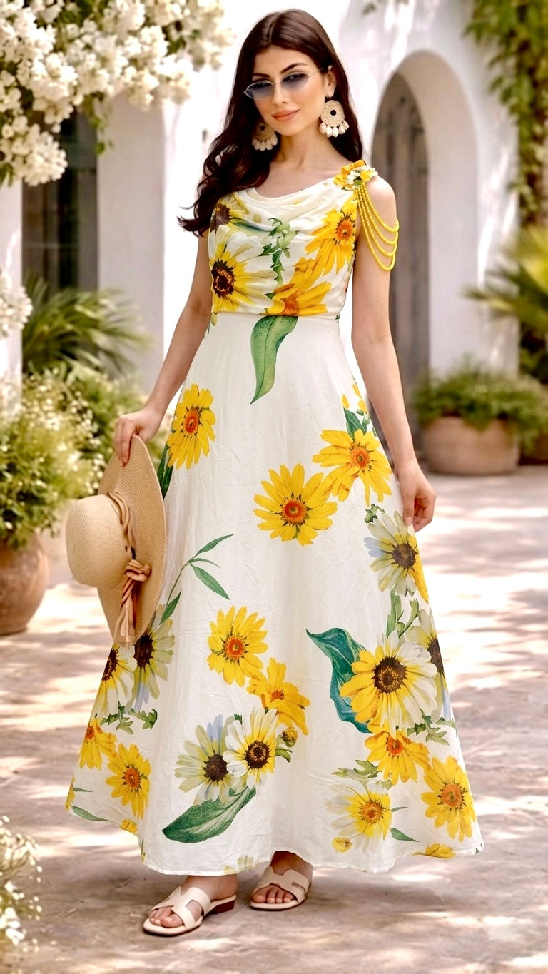 Sunflower sunshine dress
