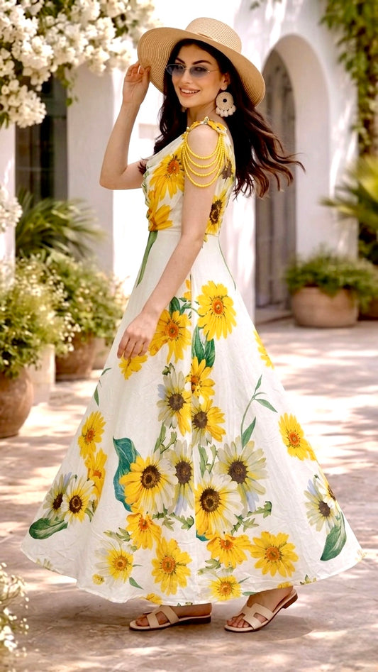 Sunflower sunshine dress