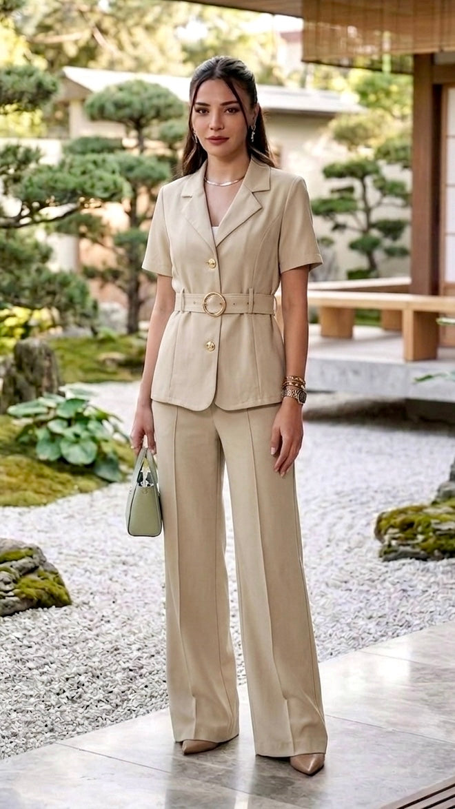 Tailored blazer co-ord set