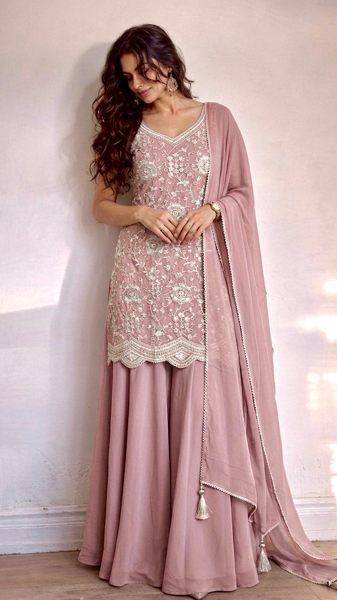 Threadwork sharara set