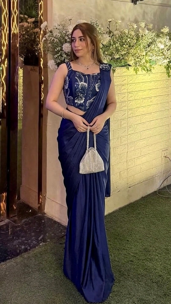 Statement evening saree