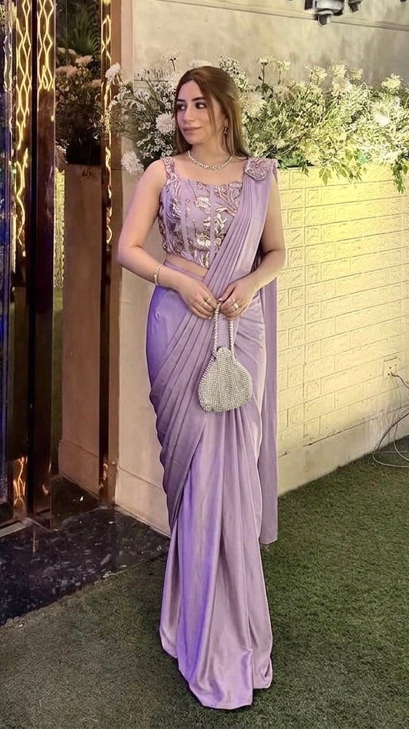 Statement evening saree