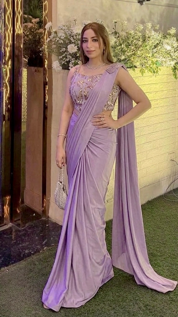 Statement evening saree