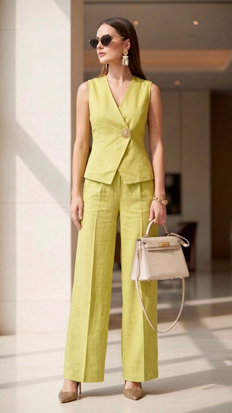 Lime luxe co-ord set