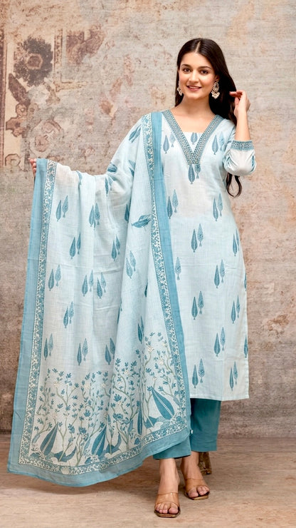 Aqua leaf set