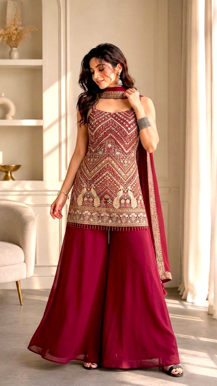 Majenta majesty sharara
