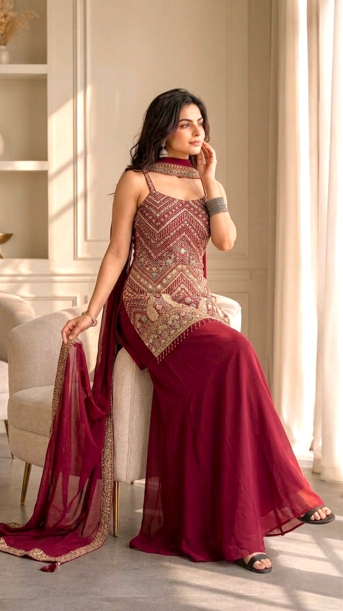 Majenta majesty sharara