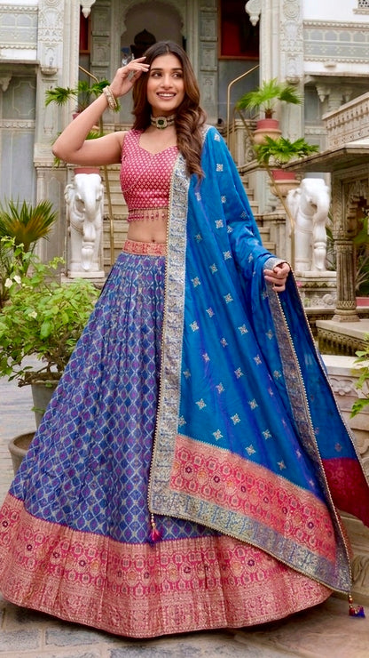 Rang mahal banarasi lehenga