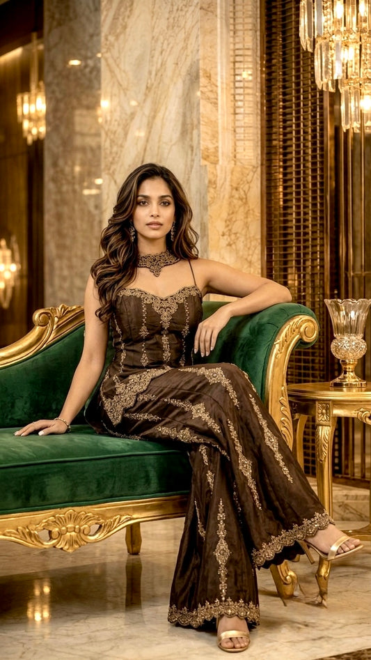 Expresso imperial zardozi set