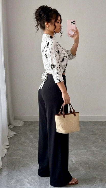 Monochrome chic co-ord